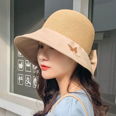 Ženska ljetna kapa sa šilterom i trakom