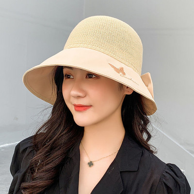 Ženska ljetna kapa sa šilterom i trakom