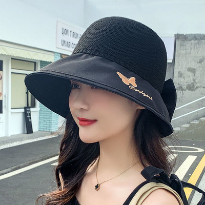 Ženska ljetna kapa sa šilterom i trakom