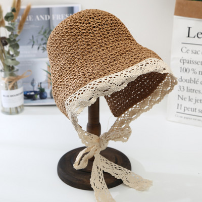 Palarie de plaja de vara cu panglica - multe modele