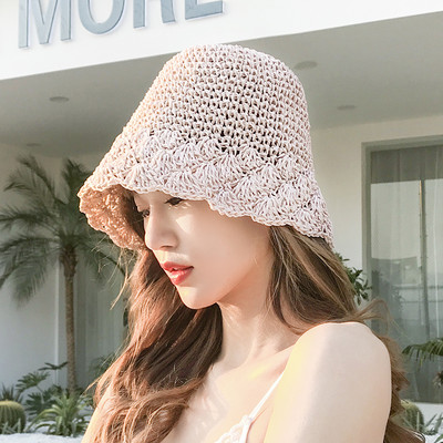 Palarie de plaja de vara cu panglica - multe modele