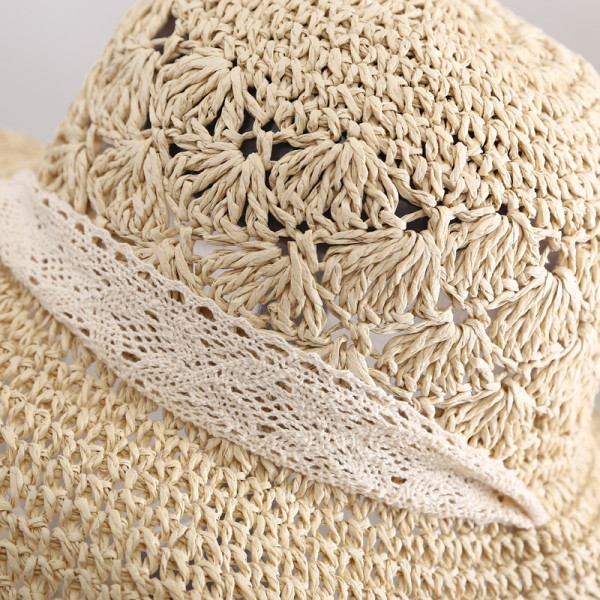 Palarie de plaja de vara cu panglica - multe modele