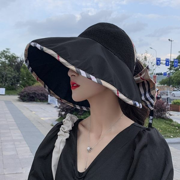 Palarie de vara dama cu franjuri si panglica