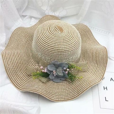 Palarie de plaja dama cu franjuri - mai multe modele