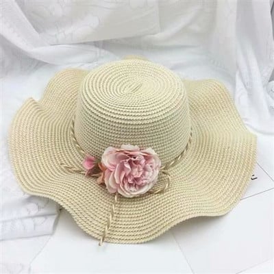 Palarie de plaja dama cu franjuri - mai multe modele