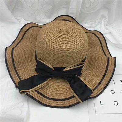 Palarie de plaja dama cu franjuri - mai multe modele