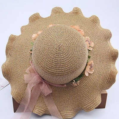 Palarie de plaja dama cu franjuri - mai multe modele