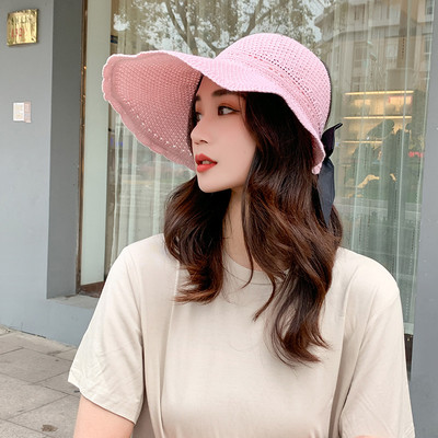 Μοντέρνο γυναικείο καπέλο με κορδέλα-δύο μοντέλα