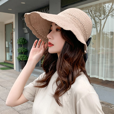 Μοντέρνο γυναικείο καπέλο με κορδέλα-δύο μοντέλα