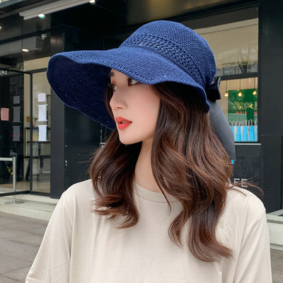 Μοντέρνο γυναικείο καπέλο με κορδέλα-δύο μοντέλα