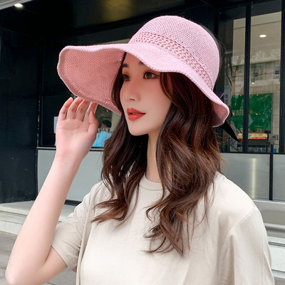 Μοντέρνο γυναικείο καπέλο με κορδέλα-δύο μοντέλα