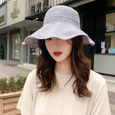 Μοντέρνο γυναικείο καπέλο με κορδέλα-δύο μοντέλα