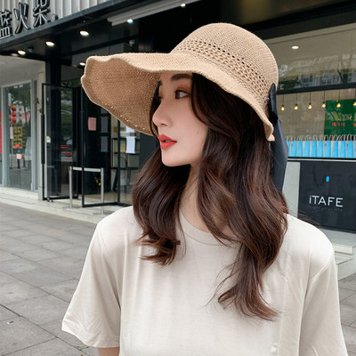 Μοντέρνο γυναικείο καπέλο με κορδέλα-δύο μοντέλα