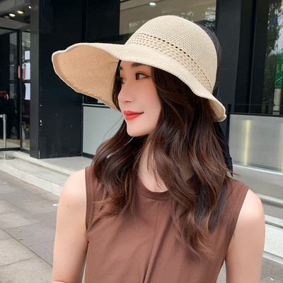 Μοντέρνο γυναικείο καπέλο με κορδέλα-δύο μοντέλα