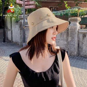 Pălărie de pescuit de damă modernă cu broderie - două modele