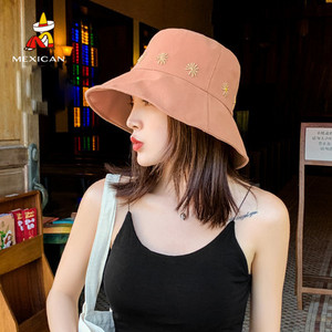 Pălărie de pescuit de damă modernă cu broderie - două modele