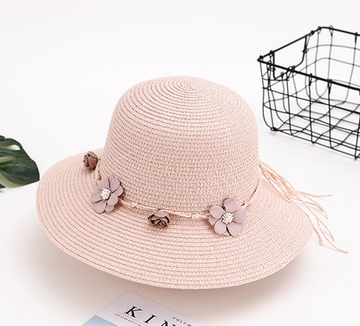 Καλοκαιρινό ψάθινο καπέλο με κορδέλα ή λουλούδια