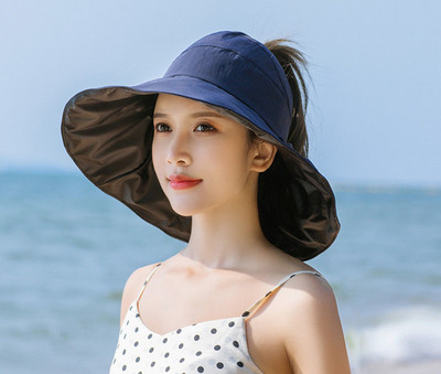 Γυναικείο αντηλιακό καπέλο με περιφέρια