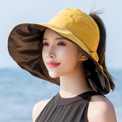 Γυναικείο αντηλιακό καπέλο με περιφέρια