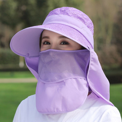 Palarie de dama cu franjuri si esarfa