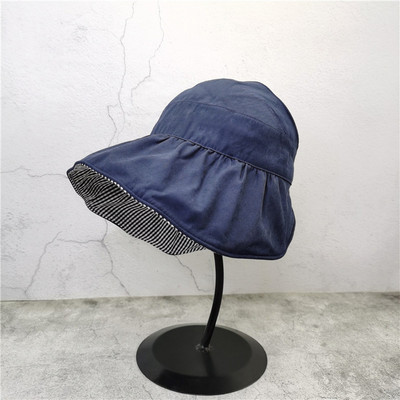 Γυναικείο αντηλιακό καπέλο με κορδόνια