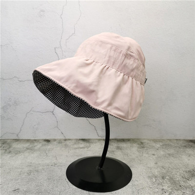 Γυναικείο αντηλιακό καπέλο με κορδόνια