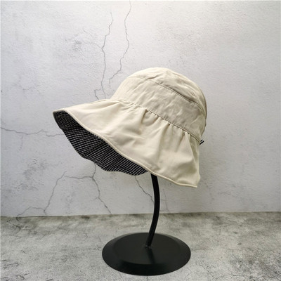 Γυναικείο αντηλιακό καπέλο με κορδόνια