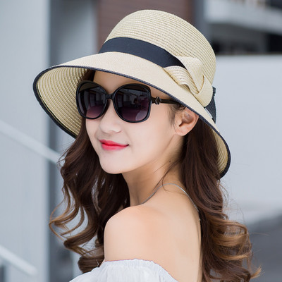 Ženski slamnati šešir za zaštitu od sunca - nekoliko modela