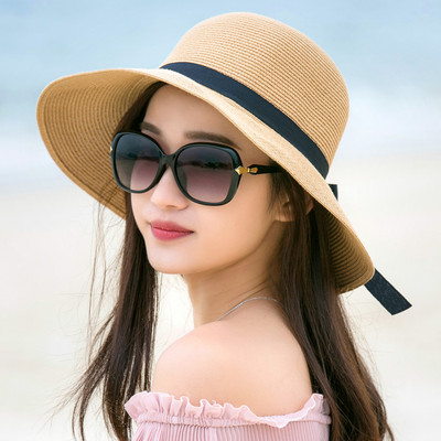 Ženski slamnati šešir za zaštitu od sunca - nekoliko modela