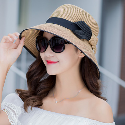 Ženski slamnati šešir za zaštitu od sunca - nekoliko modela