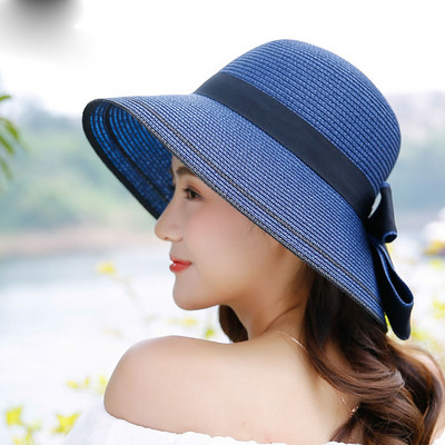 Ženski slamnati šešir za zaštitu od sunca - nekoliko modela