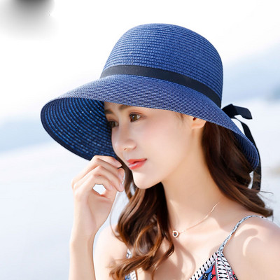 Ženski slamnati šešir za zaštitu od sunca - nekoliko modela