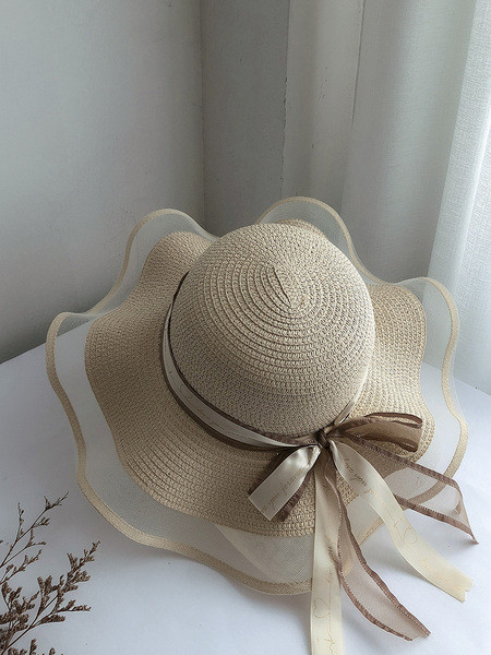 Palarie moderna de dama cu panglica