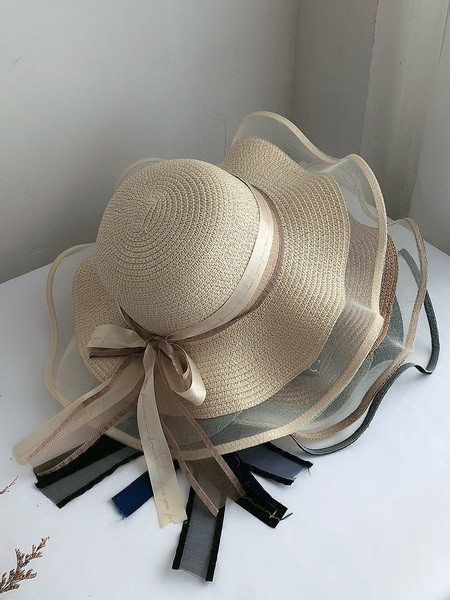 Palarie moderna de dama cu panglica