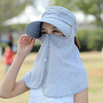 Μοντέρνο γυναικείο καπέλο με γείσο και κασκόλ - κατάλληλο για το καλοκαίρι