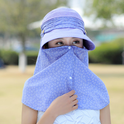 Μοντέρνο γυναικείο καπέλο με γείσο και κασκόλ - κατάλληλο για το καλοκαίρι