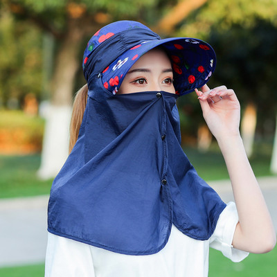 Μοντέρνο γυναικείο καπέλο με γείσο και κασκόλ - κατάλληλο για το καλοκαίρι