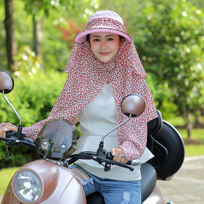 Μοντέρνο γυναικείο καπέλο με γείσο και κασκόλ - κατάλληλο για το καλοκαίρι