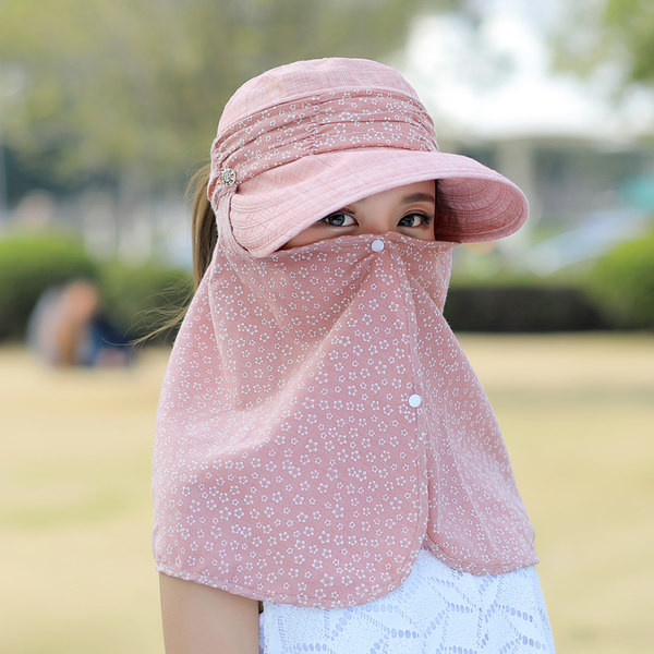 Μοντέρνο γυναικείο καπέλο με γείσο και κασκόλ - κατάλληλο για το καλοκαίρι