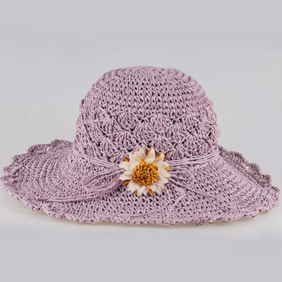 Pălărie de paie pentru femei pentru vară - mai multe modele