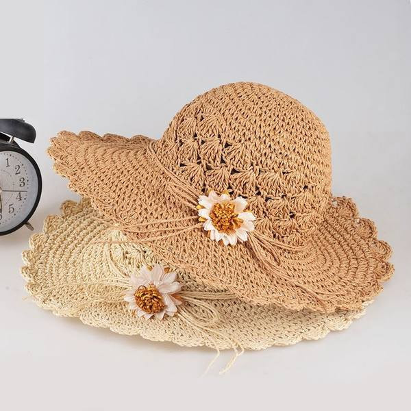 Pălărie de paie pentru femei pentru vară - mai multe modele