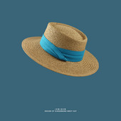 Καλοκαιρινό ψάθινο καπέλο για γυναίκες