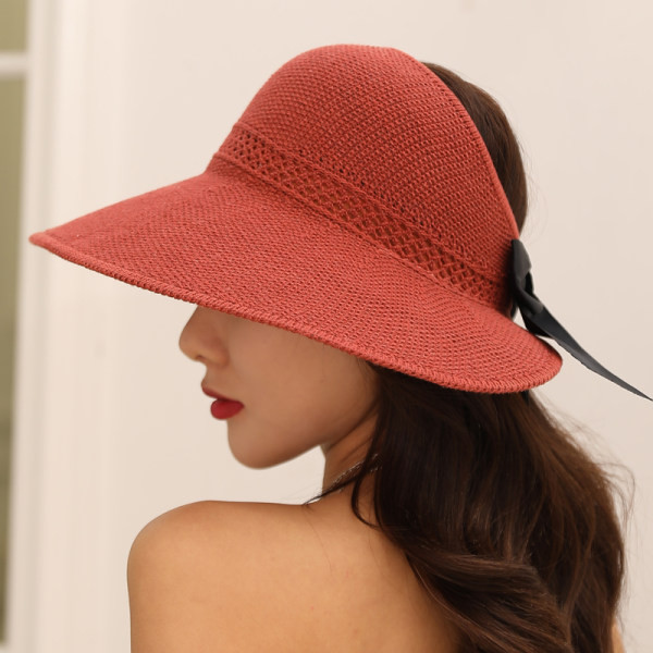 Ψάθινο γυναικείο καπέλο καλοκαιρινό 