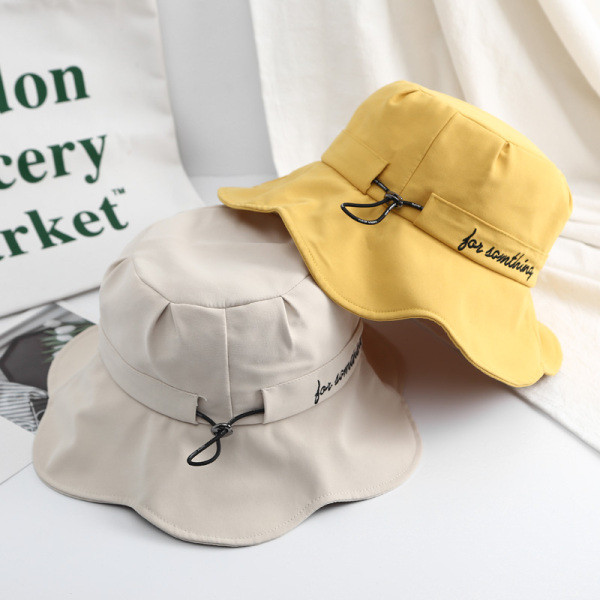 Palarie casual dama cu broderie si cravate