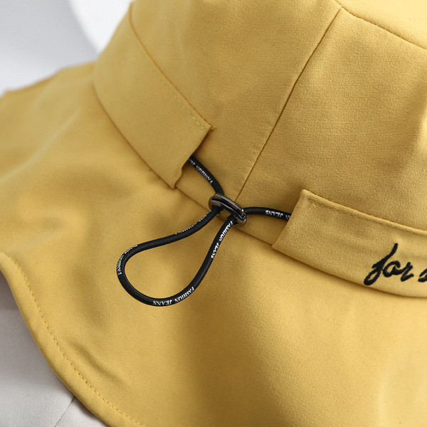 Palarie casual dama cu broderie si cravate