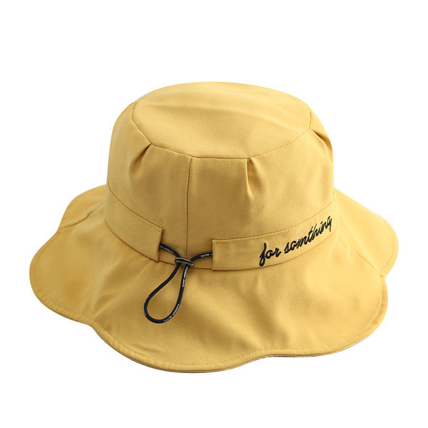 Palarie casual dama cu broderie si cravate