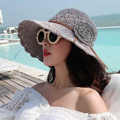 Πλεκτό γυναικείο καπέλο με περιφέρια