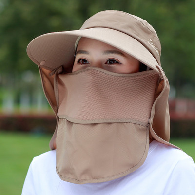 Νέο μοντέλο γυναικείο καπέλο με γείσο και κασκόλ - κατάλληλο για το καλοκαίρι