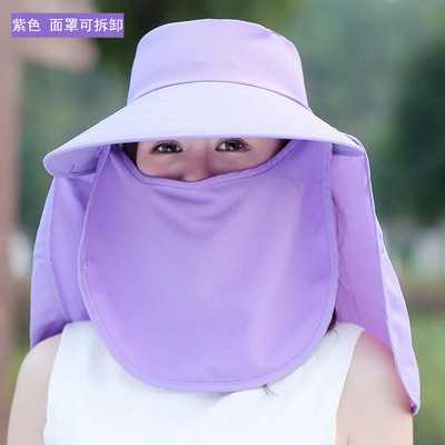 Νέο μοντέλο γυναικείο καπέλο με γείσο και κασκόλ - κατάλληλο για το καλοκαίρι