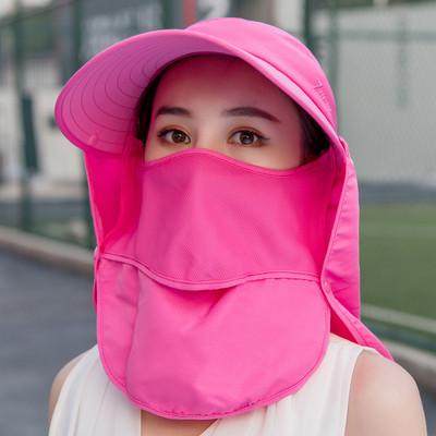 Γυναικείο καπέλο με γείσο και κασκόλ